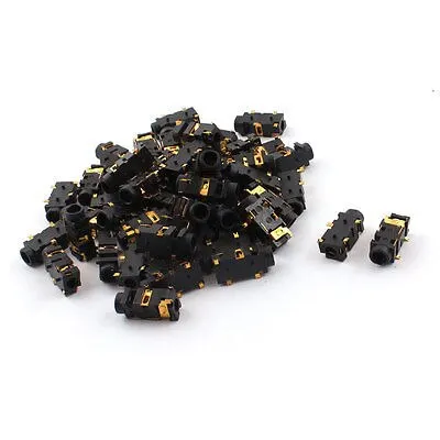 

Earphone 4 Pin 3.5mm SMD PCB Mount Female Audio Socket Connector 50pcs