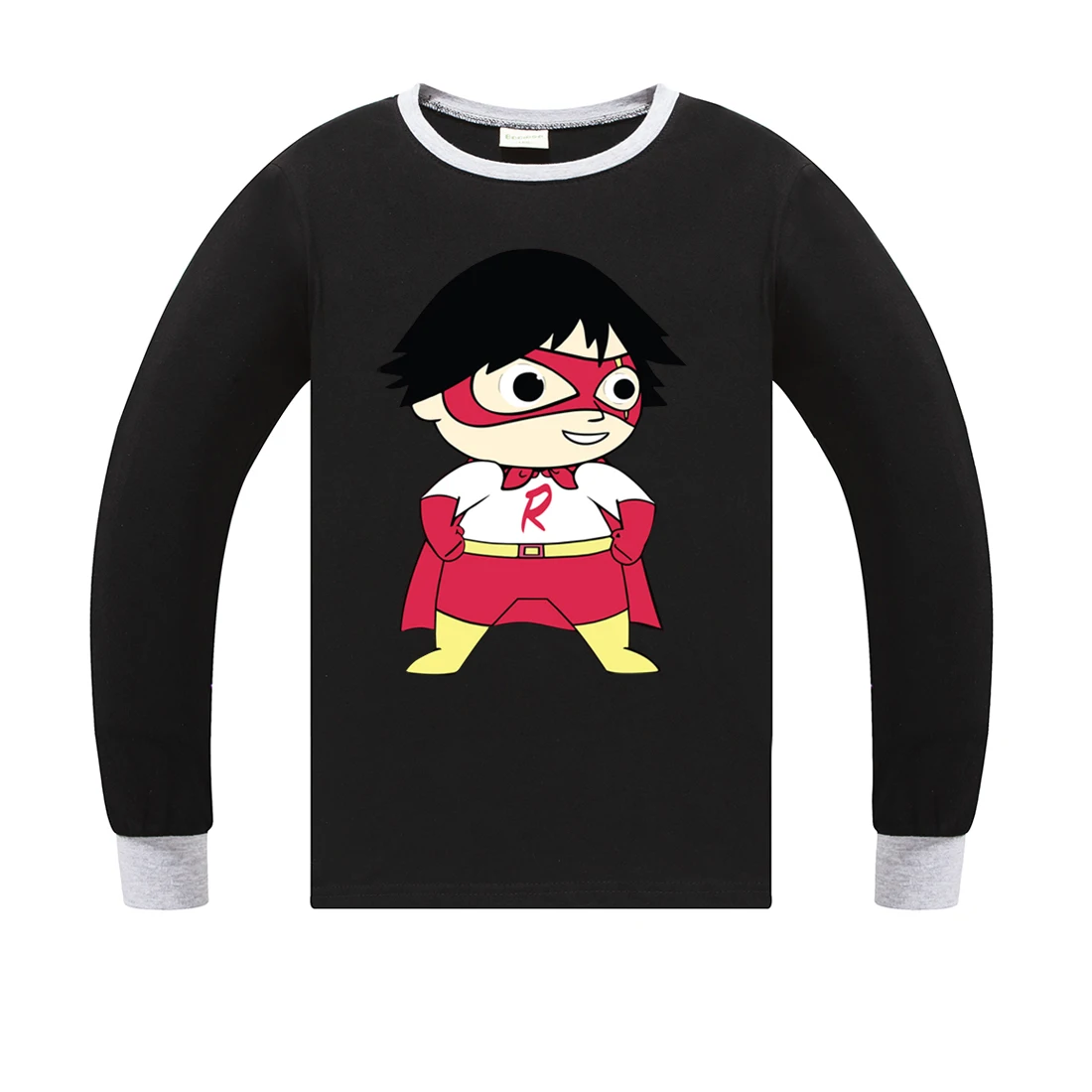 Ryan ToysReview/толстовка с капюшоном для мальчиков; сезон весна-осень; свитер для маленьких мальчиков; детская одежда с капюшоном; куртки с капюшоном для мальчиков; пальто с человеком-пауком