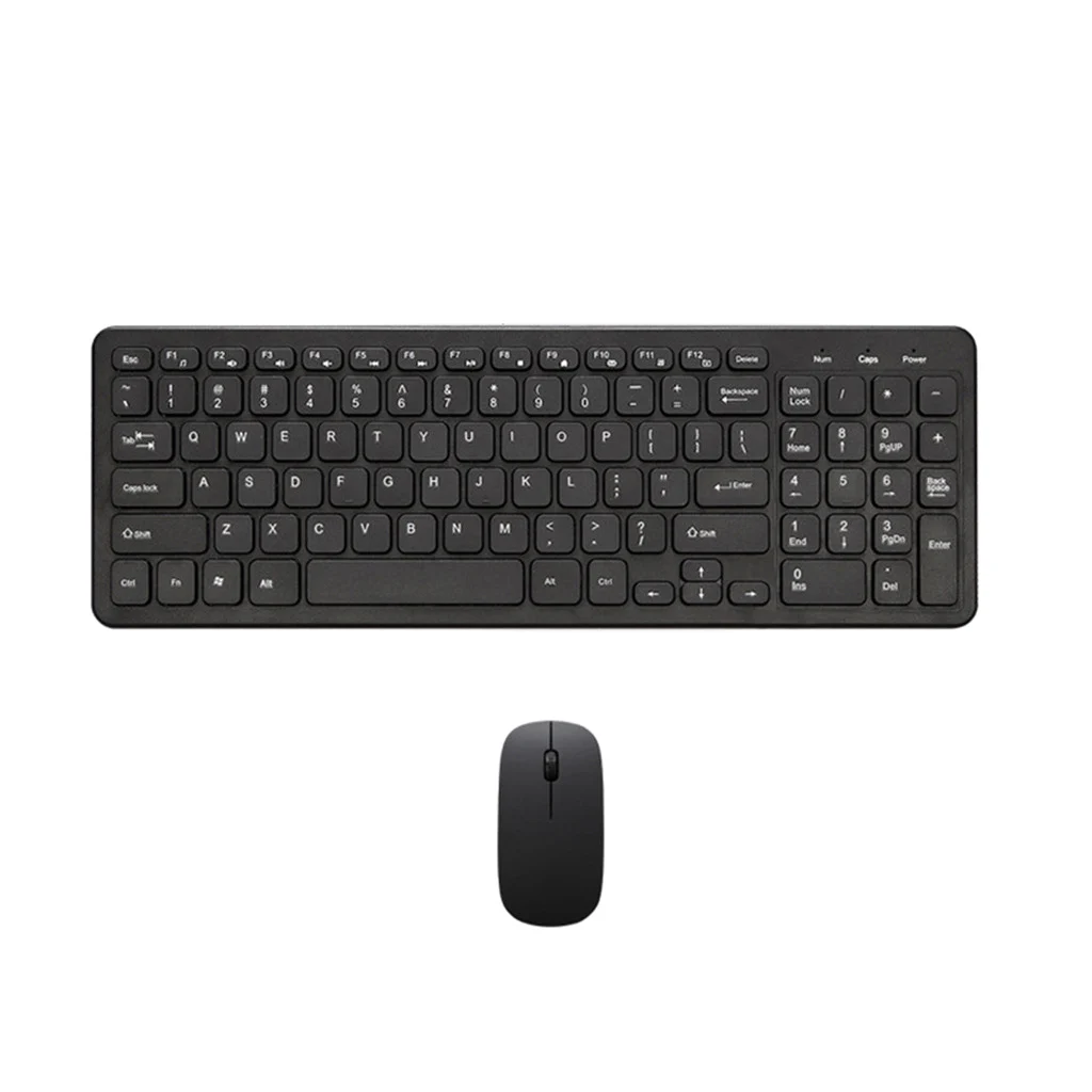 Travel Portable Office Keyboard and Mouse 2.4Ghz Wireless Keyboard 800-1200-1600DPI Mouse Set For PC Laptop Computer Keyboard