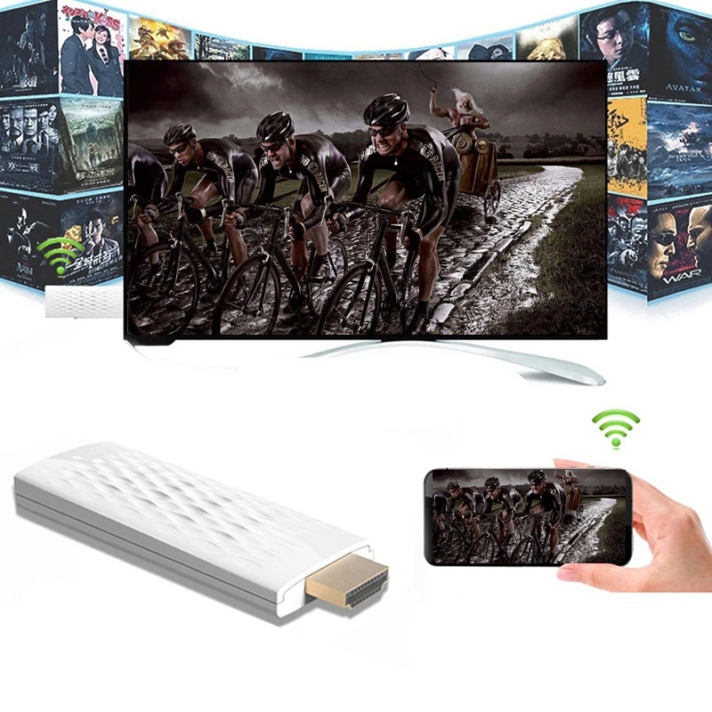 Беспроводной AirPlay Miracast HDMI адаптер tv Stick Dongle wifi Дисплей