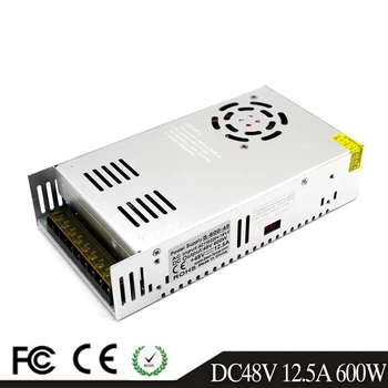 

600W 48V 12.5A Single Output Small Volum Switch power supply Driver Transformer AC110V 220V TO DC48V SMPS for Stepper Motor CNC