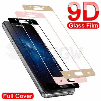 

9D Full Cover Tempered Glass On For Samsung Galaxy A3 A5 A7 2016 2017 J3 J5 J7 2016 2017 Screen Protector Safety Protective Film