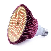 

X CN RU Rose Red 210W High Efficiency E27 210 LEDs Full Spectrum LED Grow Light Bulb for Indoor Plant Flower Seeds Vegetables