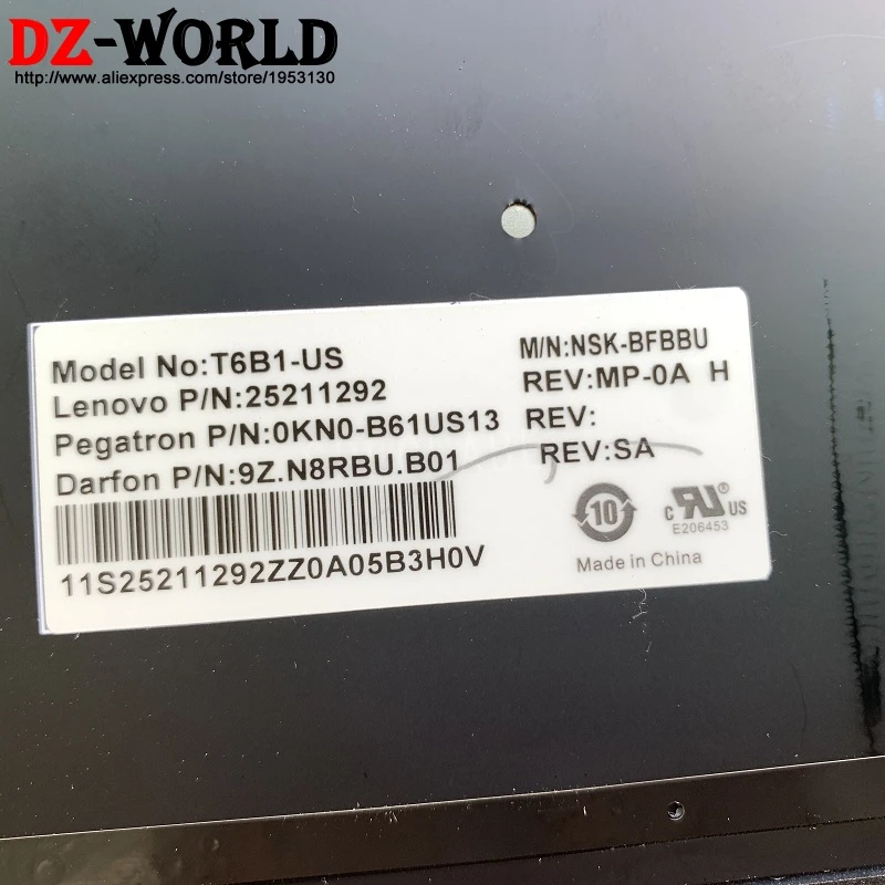 Серебристый американский английский ноутбук клавиатура для lenovo Ideapad Z710 U510 Teclado 25211292 25211354 25211323