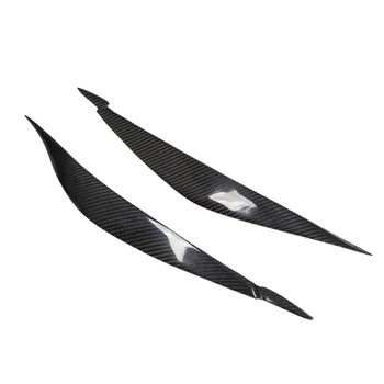 

Carbon Fiber Headlight Eyebrows Cover Trim Fit for BMW E71 X6 X6M 2008-2014