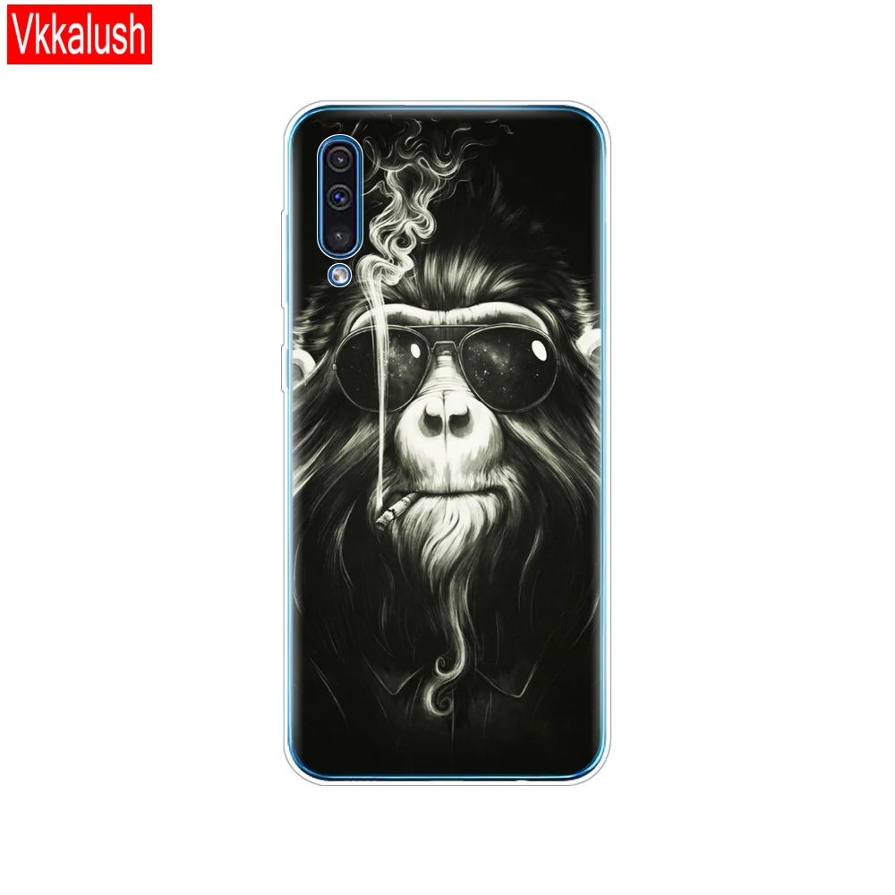 80011 Для samsung Galaxy A30S силиконовый прозрачный Футляр задняя крышка чехол для телефона samsung A30 A307 A307F SM-A307F мягкий чехол 6,4 роскошный - Цвет: 80011