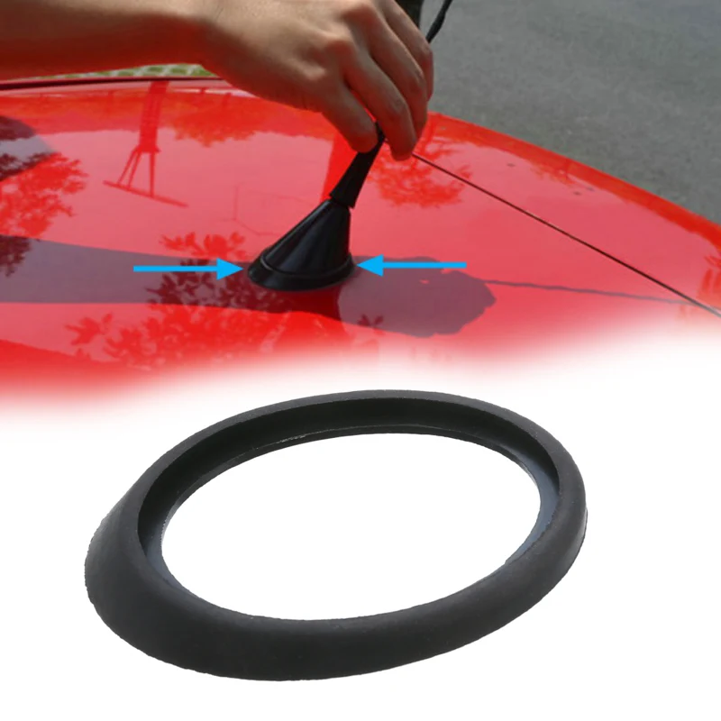 

Roof Aerial Rubber Gasket Seal Black 6 x 4.3 x 0.7cm Convenient Flexible for V-auxhall O-pel H-onda T-oyota B-enz G-M A-stra