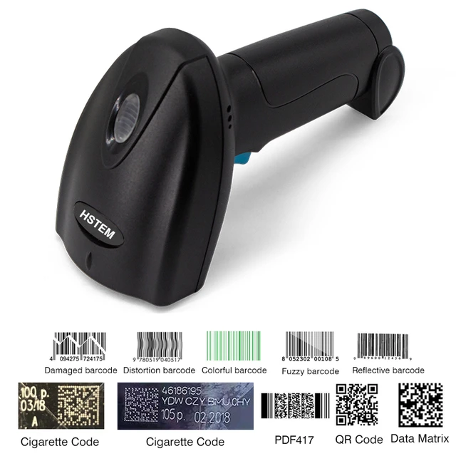 Bluetooth Barcode Scanner Compatible Square Handheld 2d, 54 OFF