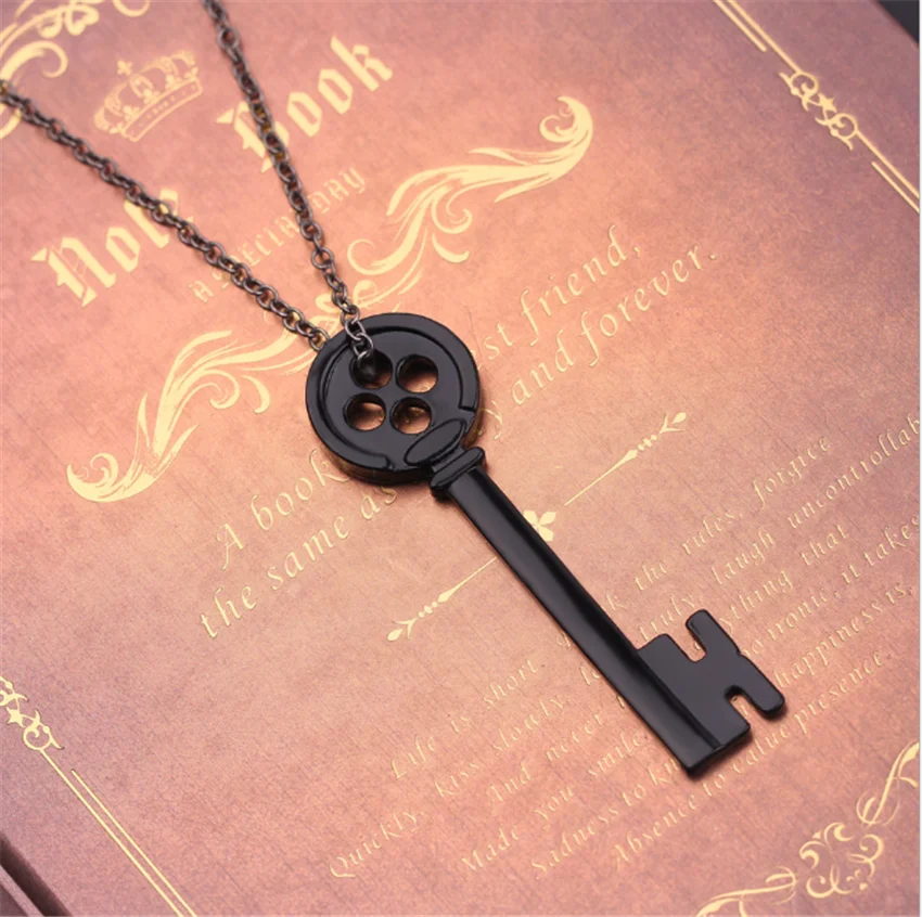 Halloween Kim Loại Coraline Chìa Khóa Đồng Đạo Cụ Neil Gaiman Đen Retro Kho Báu Chìa Khóa Vòng Cổ|Phụ Kiện Trang Phục Bé Gái| - AliExpress