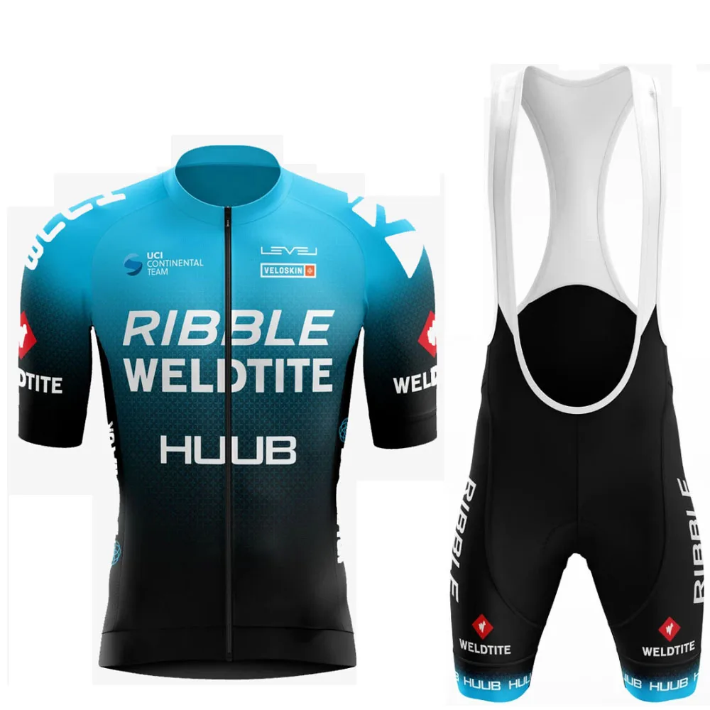 HUUB-Conjunto de Jersey de Ciclismo para hombre, Ropa de manga corta para carreras de montaña, conducción al aire libre, uniforme de bicicleta, verano, 2021