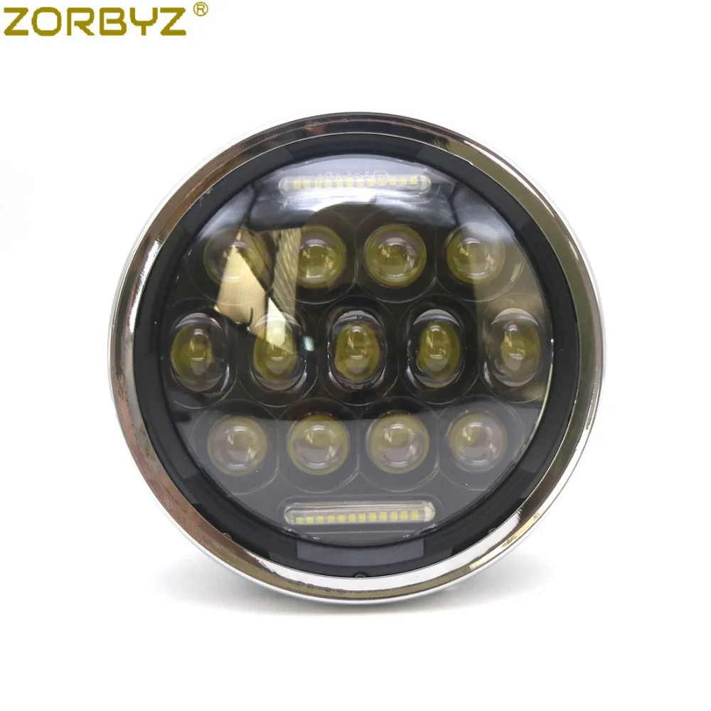 ZORBYZ мотоцикл 7 ''светодиодный круглый Модифицированная фара с DRL для Honda GN125 CG125 CB400 CB500 Cusotm