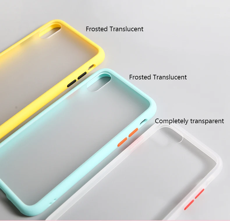 Роскошные контрастного Цвет Рамки Матовый Жесткий ПК чехол для xiaomi redmi note 7 8 6 pro 8t 7a 8a k20 mi a3 обратите внимание; размеры 9 и 10 t 9 lite 8 se чехол