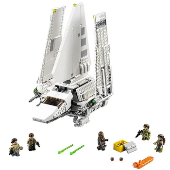 

Star Plan 35005 Imperial Shuttle Set with figures Building Blocks Brick toy Model kit lepines wars 10212 Christmas gift