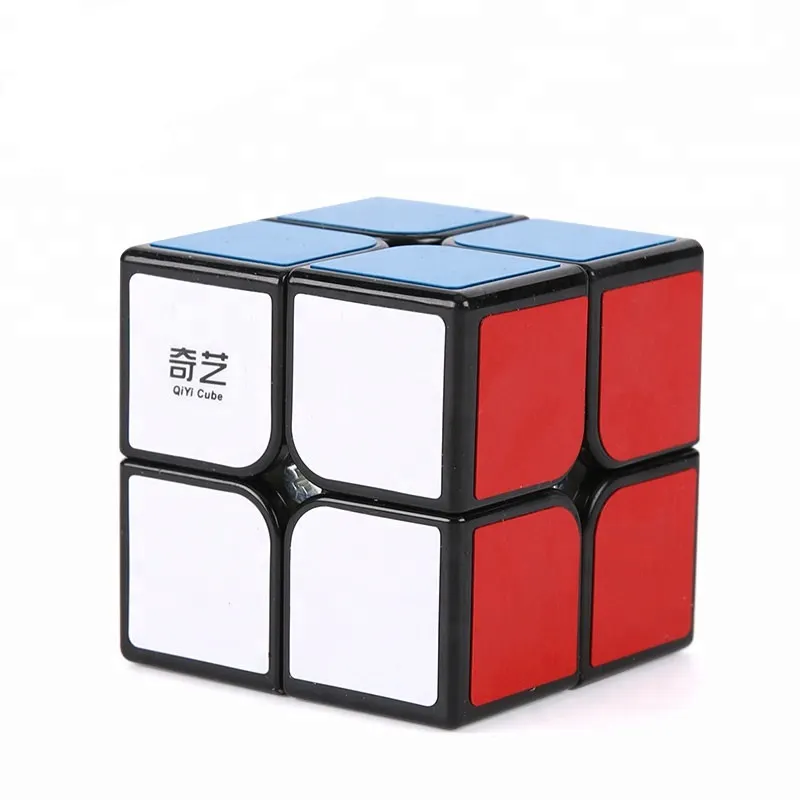 Пользовательские головоломки 50 мм ABS stickerless пластиковые 2x2 скоростные кубики QiYi куб qidi S 2x2 волшебные игрушки для детей Образование