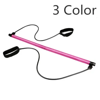 

3 Colors Yoga Pull Rods Portable Home Yoga Gym Body Resistance Bands for Pilates Exercise Fitness Rope Puller Health Care Tools