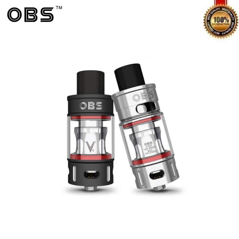 Оригинал OBS V Tank 6 мл Vape Tanks боковое наполнение 5 2 электронная сигарета атомайзер