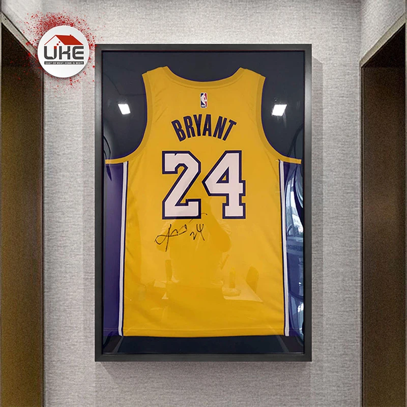 Aluminum Jersey Photo Frame Wall Decor Jersey Frame Display Souvenir