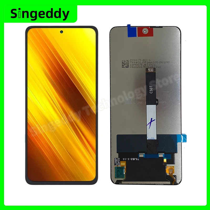 Lcd Assembly For Xiaomi Poco X3 Display Lcd Touch Screen Digitizer For