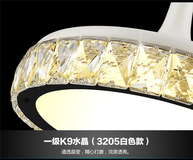 Светодио дный столовая лампа кристалл ресторан подвесной светильник одна голова современный минималистский столовая обеденный стол