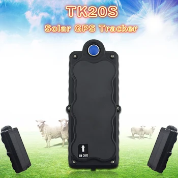 

GPS Car Tracker TK20S For Vehicle Tracking Locator With 20000mAh Rechargeable Lithium Battery Solar Panel Built-in Motion Sensor