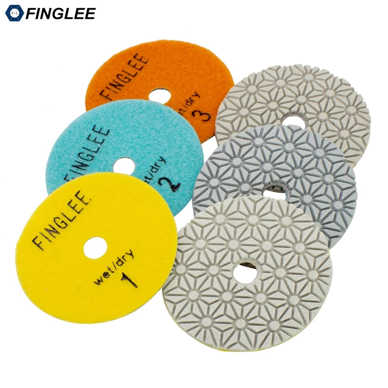 3 Step Diamond Resin Polish Pad for Stone Wet and Dry Polishing - China  Diamond Pads, Resin Polishing Pad