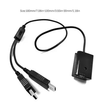 

DC 5V/3A to DC 7.6V-8.4V Dual USB DC Coupler AC-PW20 Dummy Battery For Sony Camera A7000 DSCRX10 DSCRX10II Camera