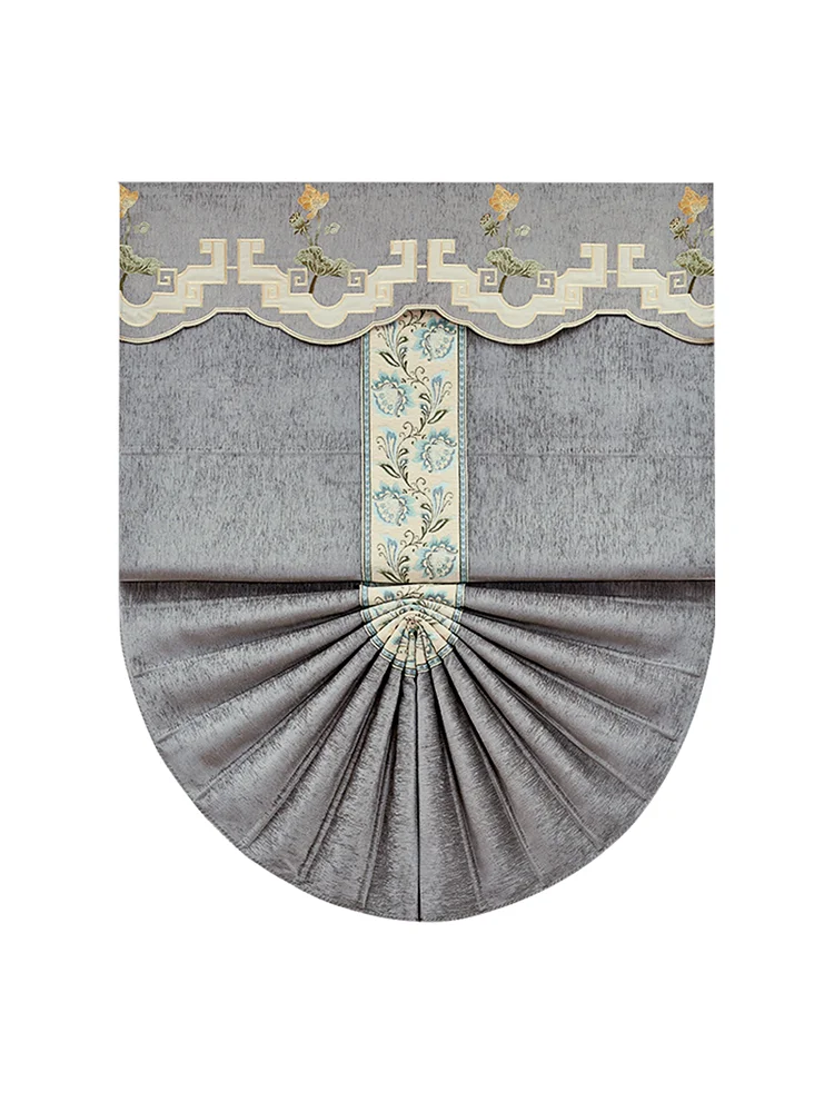 Fan-shaped roman blinds Nordic Style Living Room Bedroom Curtain Lifting Blinds