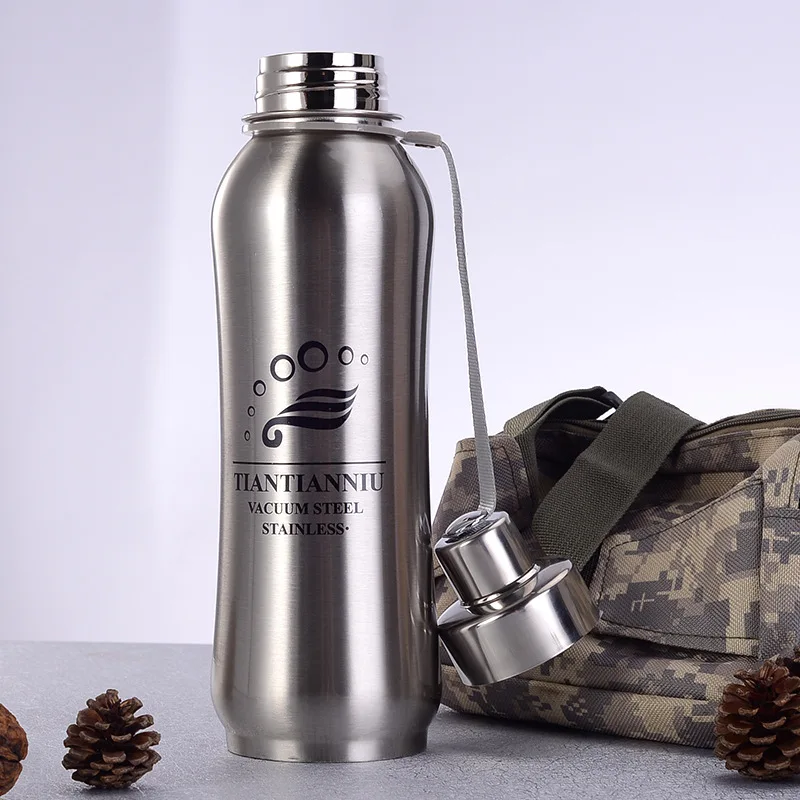 

Stainless Steel Double Layer 304 inside And outside Insulated Cup da fang Hot Belt Strainer Kettle Outdoor Sports Volkswagen Pot