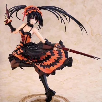 Гравитационный аниме Гараж Комплект AlphaMax Дата Major Combat 4 поколения Kurumi Tokisaki пистолет версия