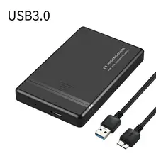 Чехол для жесткого диска 2,5 SATA на USB 3,0, корпус для жесткого диска SSD, коробка для жесткого диска type C 3,1, чехол с поддержкой UASP HD, внешний жесткий диск