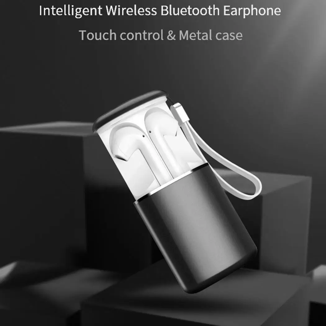 Беспроводная bluetooth-гарнитура, стерео наушники-вкладыши, Мини 32 наушники 400 мАч с зарядкой, дизайн сенсорного управления, 1205dB коробка