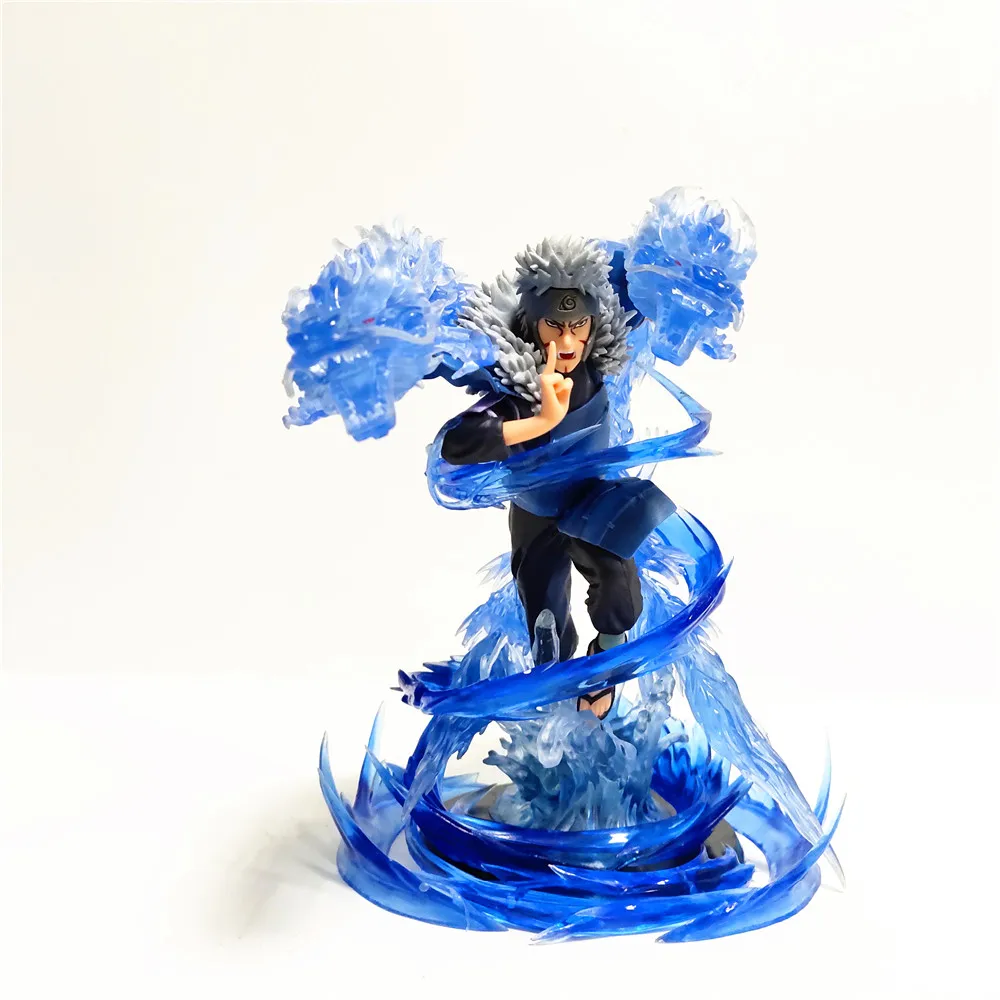 Naruto Shippuden Senju Tobirama Water Dragon Bullet Anime Action Figures PVC DIY Set Toys Model Akatsuki Figural Brinquedos Doll