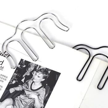 

Creative Metal Music Book M Type Clip Bookmark Page Holder Paper Clip Student School Office Stationery Supplies