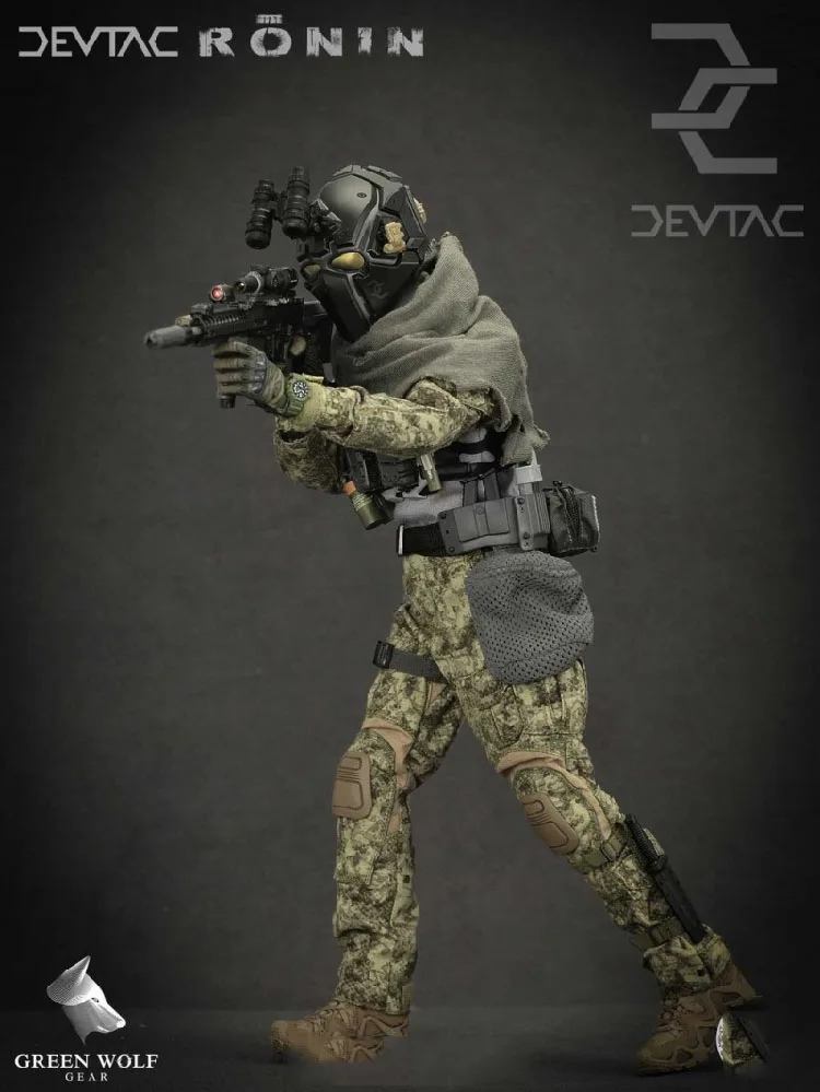Коллекционная Фигурка зеленого волка 1/6 весов DEVTAC Ronin Vagabond GWG007, модель для поклонников, подарки
