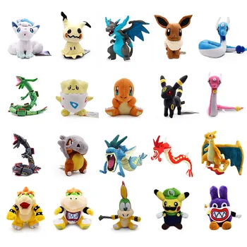 

11-78cm Anime Mimikyu Umbreon Vulpix Charmander Dragonair Charizard Eevee Vulpix Soft Plush Toy Cute Animal Doll Children Gifts