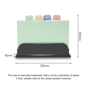 

Wheat Straw Cutting Board Set-environmentally Friendly Wheat Straw Cutting Board, Dedicated To Fruits And Vegetables, Cooked Foo