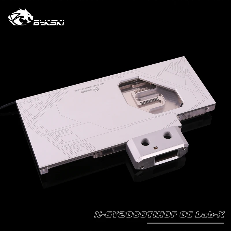 Bykski N-GY2080TIHOFOCLab-X GPU водяного охлаждения блок для Galax RTX2080TI HOF OC Lab