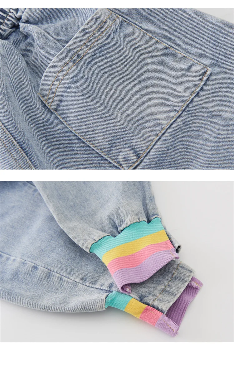 Girls Tracksuits Sets Autumn Kids Sports Suits Casual rainbow Hoodies& Pants Sets For Girl Clothing Children Sportswear