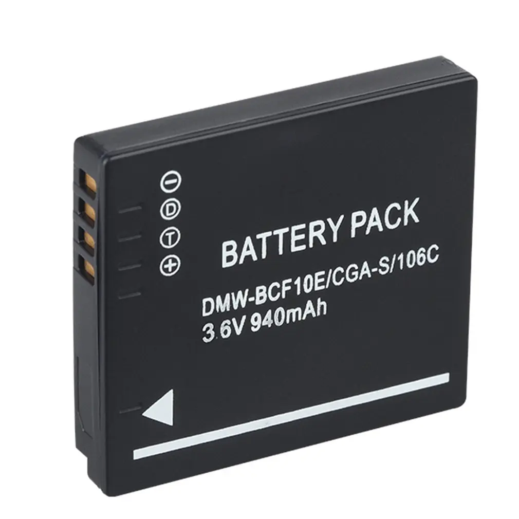 940MAH 3,6 V литий-ионная аккумуляторная батарея камера аккумулятор черный для PANASONIC DMW-CP8/DMC-FP8/DMC-FC25
