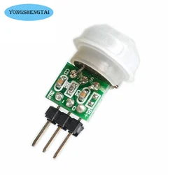 Mini capteur de mouvement infrarouge PIR DC 2.7 12 V, 5 pièces, dispositif de détection infrarouge Pyro électrique, Module de détection humaine automatique, AM312 