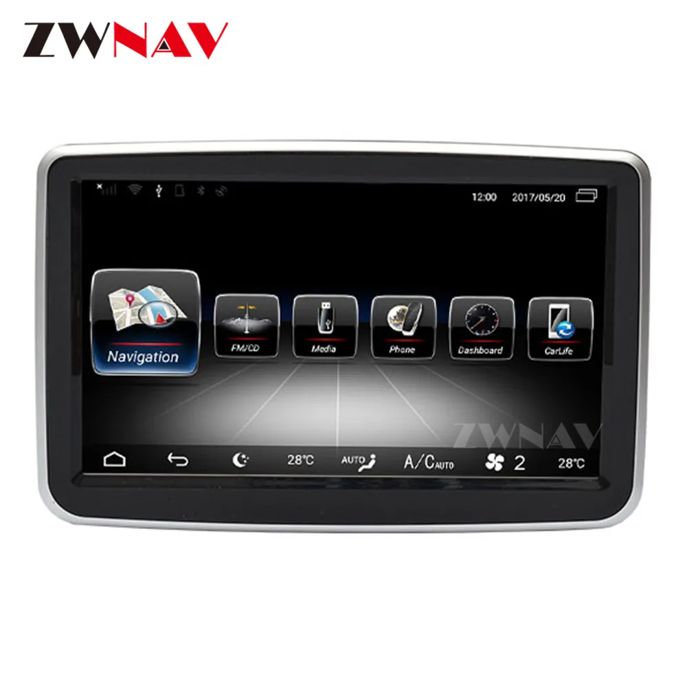 4+ 64 Android 9,0 автомобильный стерео плеер gps ГЛОНАСС Navi для Mercede Benz CLA GLA класс W176 2013+ Аудио мультимедиа радио головы uint