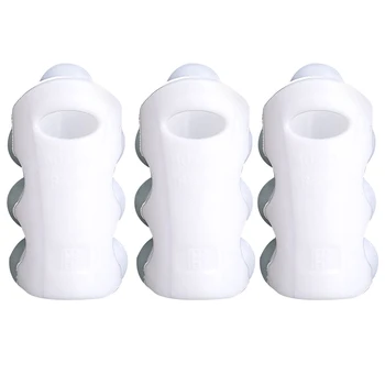 

3pcs Bathroom TPR Waterproof Home Removable Easy Install Bathtub Shower Head Holder Universal With Suction Cup Wall Mounted