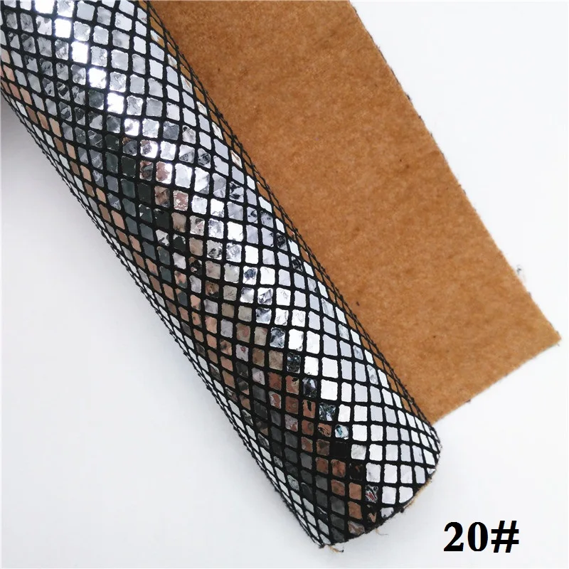Glitterwishcome 21X29 см A4 размер винил для бантов металлическая змеиная кожа, синтетическая кожа искусственная кожа листы для бантов, GM588A - Цвет: 20