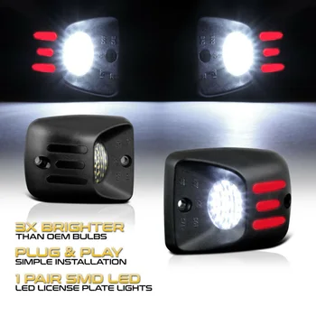 

6000K License Plate Light Lamp For Toyota Tacoma 1995-2004 Replacement Parts