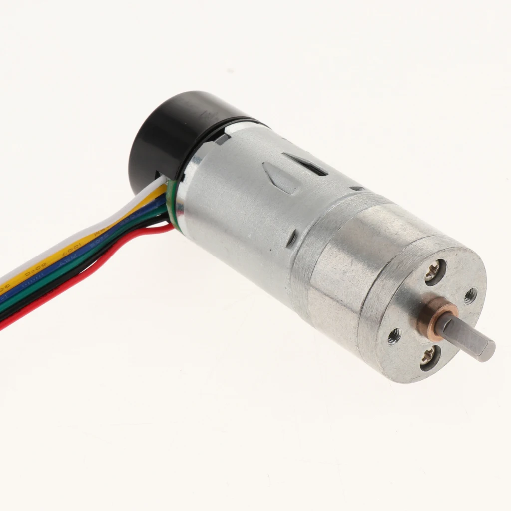 DC 3-24V 6-2000 RPM Gear Motor High Torque Speed Reduce Electric Gearbox Motor 4mm Diameter Shaft For Digital Instrument