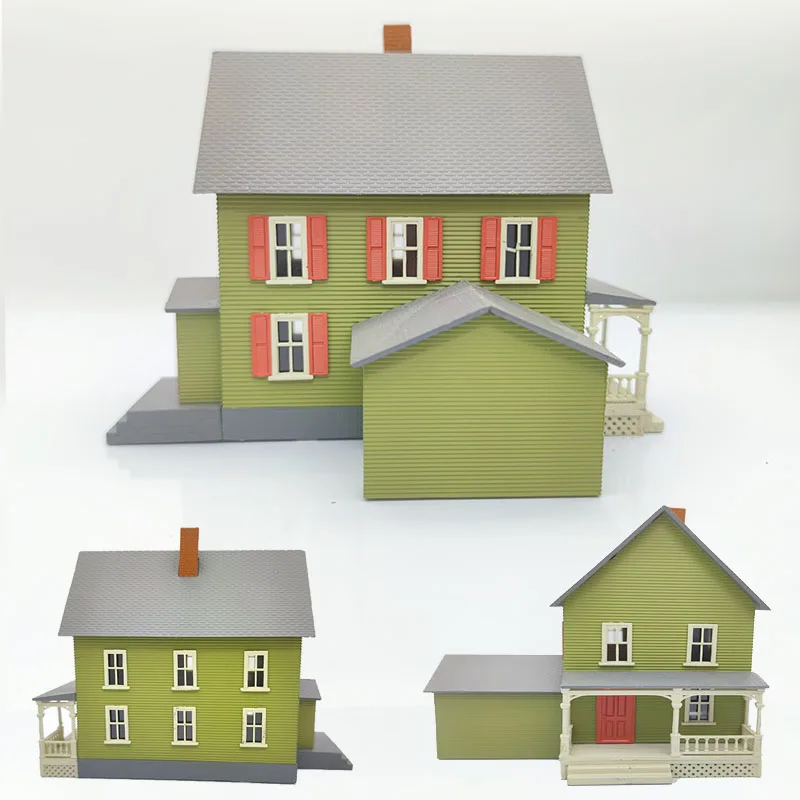 

8 7 HO model house villa model space layout props scene sand table model