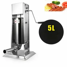 5L усиленная Вертикальная колбасная шпатель НАЛИВНАЯ машина с новой мощной зубчатой передачей