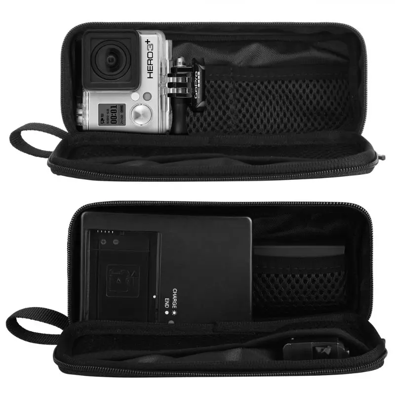 

New Waterproof Nylon Storage Bag Carrying Case Handbag Cover for GoPro Hero Series Sport Camera Battery Accessories qyh