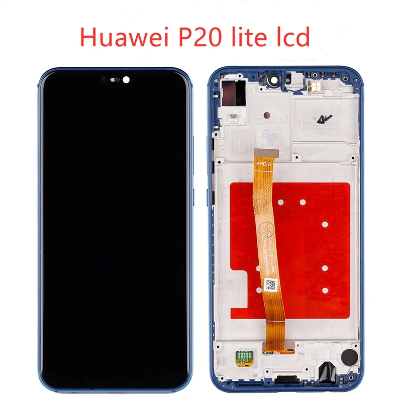 5,84 ''2280*1080 ЖК-дисплей с рамкой для HUAWEI P20 Lite ЖК-дисплей Экран дисплея для HUAWEI P20 Lite ANE-LX1 ANE-LX3 Nova 3e