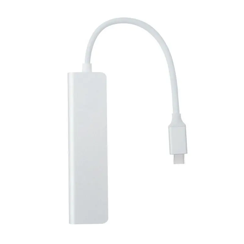 Type-C концентратор 4K HDMI с 3 портами USB 3,0 4 в 1 алюминиевый USB-C type C концентратор комбинированный совместимый для MacBook Pro ноутбук планшетный ПК